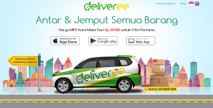 Deliveree, Layanan Logistik Pesaing Go-Box di Indonesia