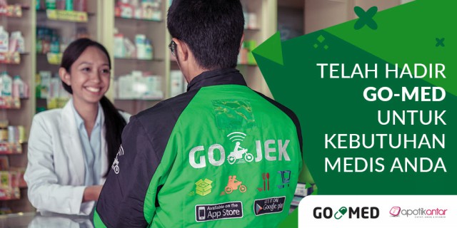 GO-JEK Meluncurkan GO-MED, Layanan Pengantaran Obat Medis Bekerjasama dengan ApotikAntar.com
